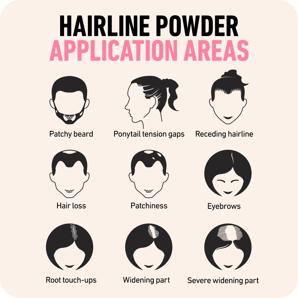 Hairline Filler Powder